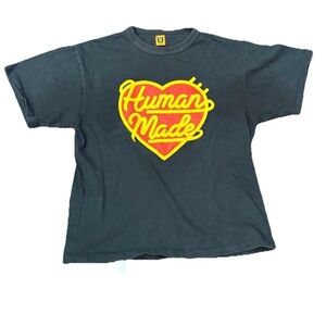HUMAN MADE Heart Logo Black Men’s Medium 20.5x26
